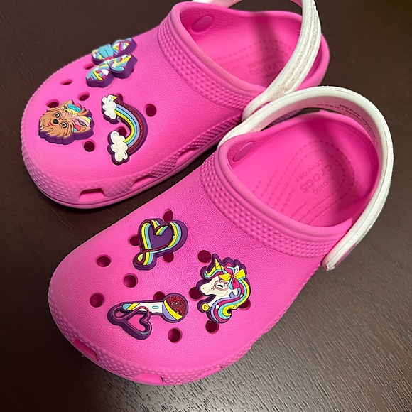 CROCS Shoes Crocs Child Kids Jojo Siwa Cloggirls Pink Charms Poshmark